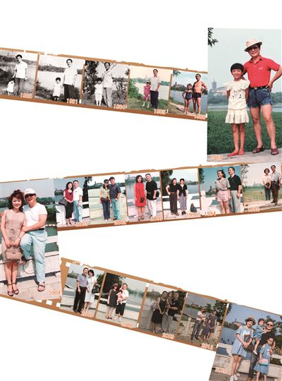 父女连续35年合影 父女连续35年合影