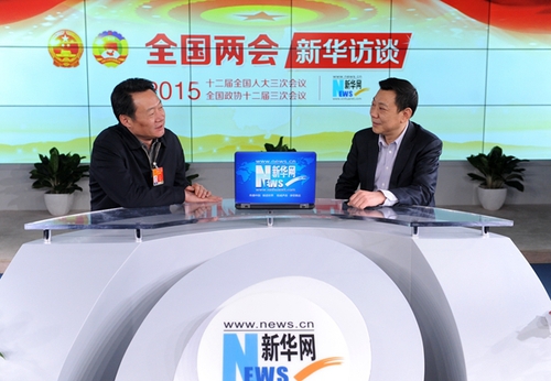 全国人大代表、安徽安庆市委书记虞爱华做客新华网两会访谈
