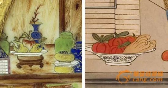 　　摆放香橼的盘子，逐渐也成为一种单独的品类，就叫“香橼盘”