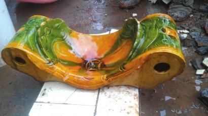 发掘出的瓷枕 发掘出的瓷枕