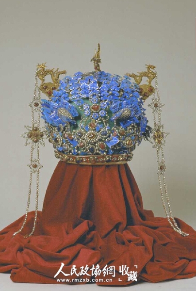 孝端皇后凤冠明万历 高35.5cm 径20cm 重2.95kg 1956年北京市昌平区定陵出土_副本