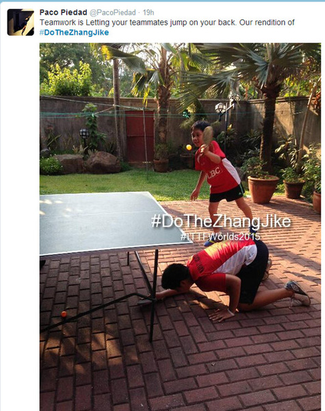 　各国网友纷纷上传模仿照，大家也都是蛮拼的。1