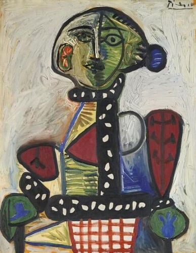 《盘发髻女子坐像》 《盘发髻女子坐像》