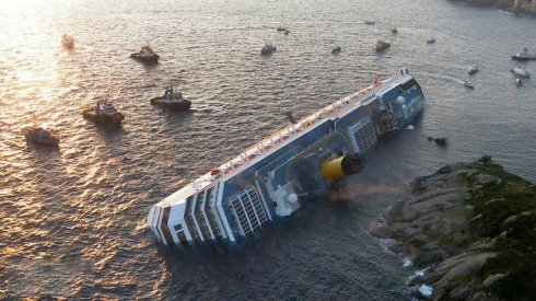 歌诗达协和号残骸将被拆除4 歌诗达协和号残骸将被拆除4