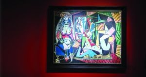 毕加索油画《阿尔及尔的女人》 毕加索油画《阿尔及尔的女人》