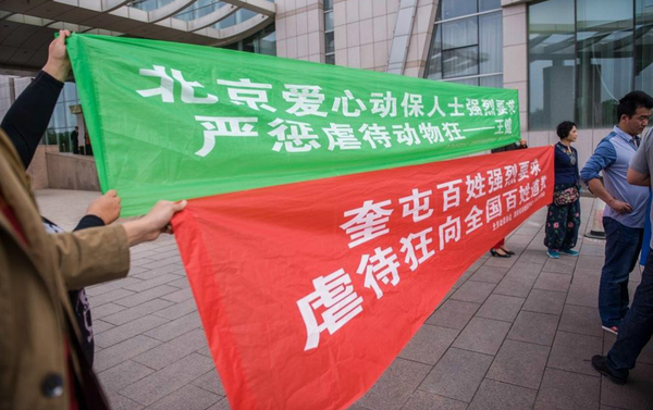 棒打小狗男子遭“人肉”-向爱狗人士鞠躬道歉赔万元2 棒打小狗男子遭“人肉”-向爱狗人士鞠躬道歉赔万元2