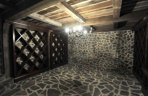 娱乐室下面有个酒窖。