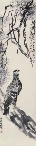 齐白石《双寿图》水墨纸本 “245“x“60“ 小小供图 齐白石《双寿图》水墨纸本 “245“x“60“ 小小供图