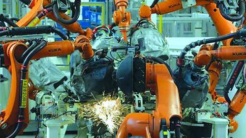 大众工厂的机器人 大众工厂的机器人