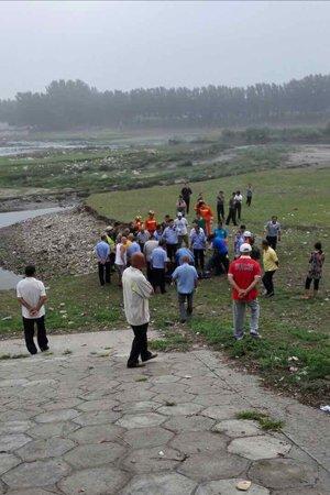 仨男孩潮白河中溺水 无人机参与救援搜索