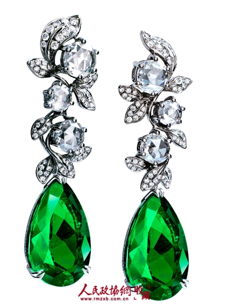 米蘭_祖母綠耳環_副本 米蘭_祖母綠耳環_副本