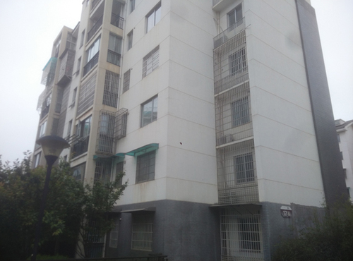 李柳欣称常世雄索要的房屋在这栋楼房内，九峰小区内的楼房外观显得朴素低调