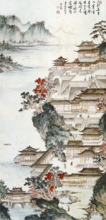 汉苑图  溥儒 汉苑图  溥儒