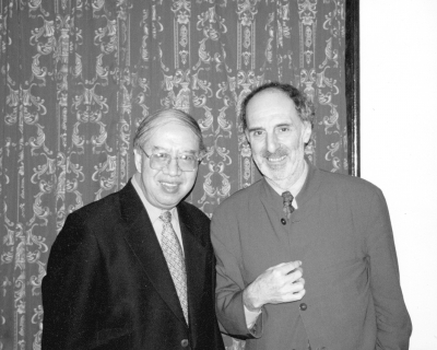 叶廷芳与保罗·安德鲁在一起 叶廷芳与保罗·安德鲁在一起