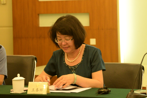 全国政协办公厅联络局副巡视员、京昆室办公室主任王春祥参加座谈会