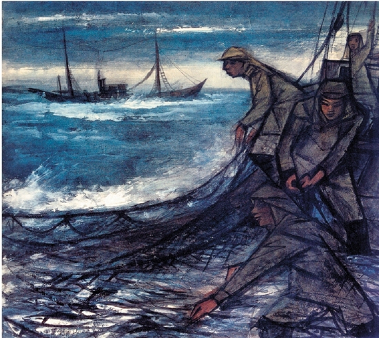 林风眠 捕鱼 林风眠 捕鱼