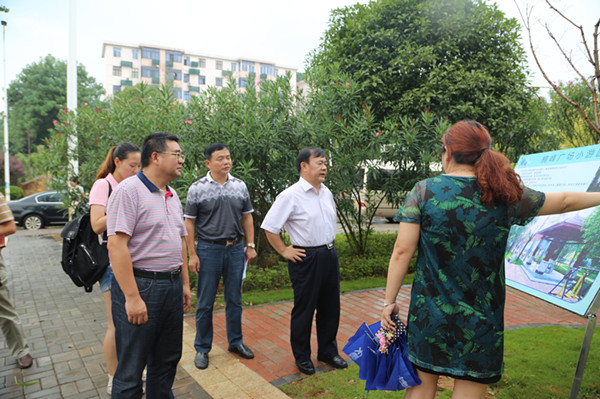 株洲市政协委员跨界别联合视察“小游园”建设1 株洲市政协委员跨界别联合视察“小游园”建设1