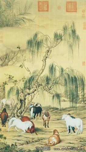 郎世宁 《八骏图》