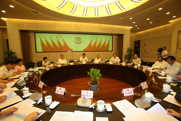 上海市政协召开主席会议 吴志明主持 上海市政协召开主席会议 吴志明主持