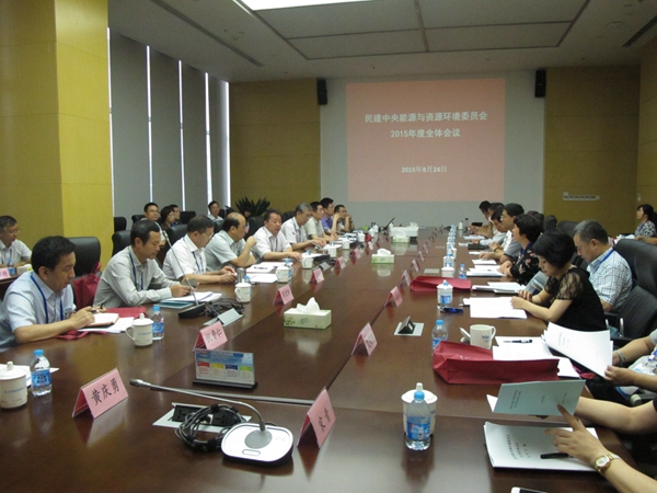 民建中央能源与资源环境委员会召开2015年度全体会议 民建中央能源与资源环境委员会召开2015年度全体会议