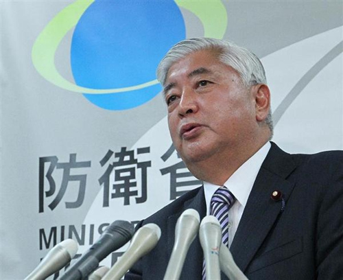 日本防卫相谈集体自卫权:美战机或成防护对象 日本防卫相谈集体自卫权:美战机或成防护对象