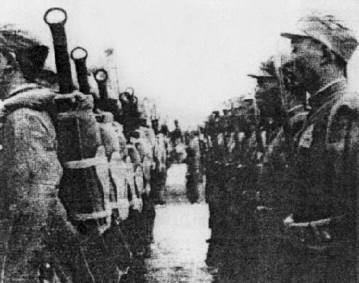 操练中的二十九军官兵 操练中的二十九军官兵