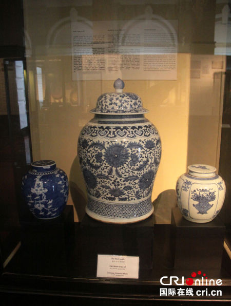 位于科伦坡的斯里兰卡国家博物馆珍藏的古代中国瓷器(拍摄:孙洋)