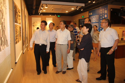 民革上海市委举办抗战纪念书画展 民革上海市委举办抗战纪念书画展