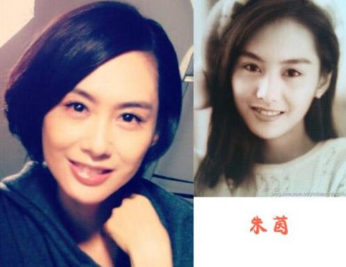 已经当妈的朱茵，似乎少了些往日的灵气，多了一份娴雅平淡。