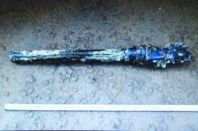 鱼雷引信(翻拍资料照片)新华社记者 潘昱龙摄 鱼雷引信(翻拍资料照片)新华社记者 潘昱龙摄