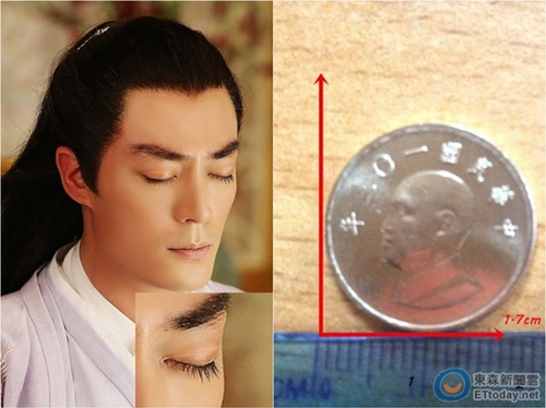 霍建华睫毛长度达1.7厘米 霍建华睫毛长度达1.7厘米