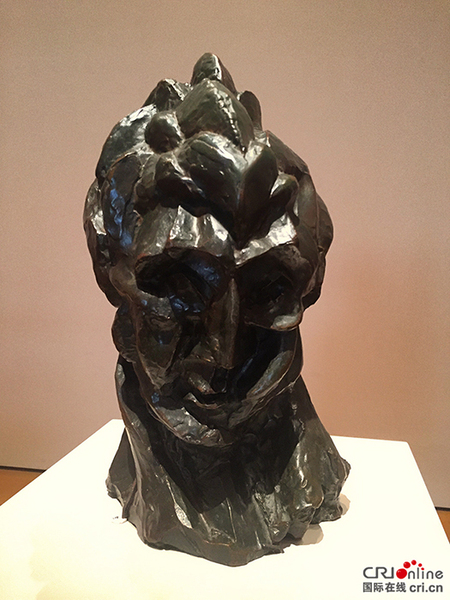 head of woman.Bronze 复制品