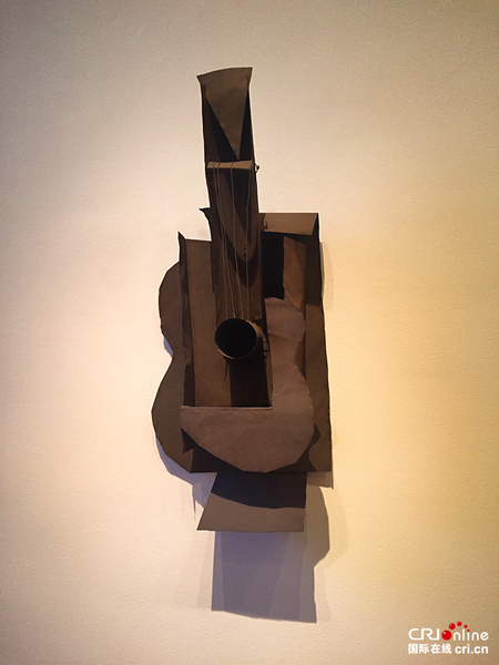 Guitar.Paris,Ferrous sheet metal and wire，1914.复制品