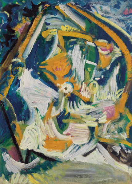 吴大羽 《飞羽》约1980年 45.6X33cm 布面 油画 估价:300万至500万元 吴大羽 《飞羽》约1980年 45.6X33cm 布面 油画 估价:300万至500万元