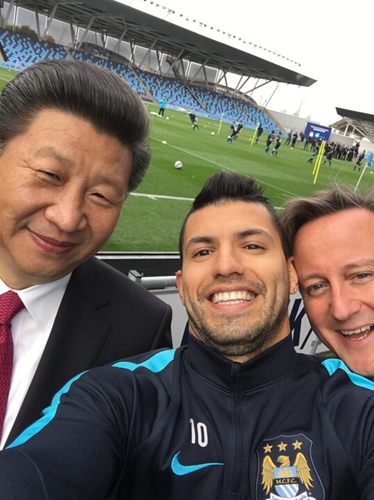 习近平接见阿圭罗 见证孙继海入围名人堂 习近平接见阿圭罗 见证孙继海入围名人堂