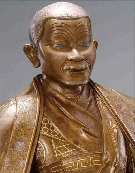 一世噶玛巴像(局部)