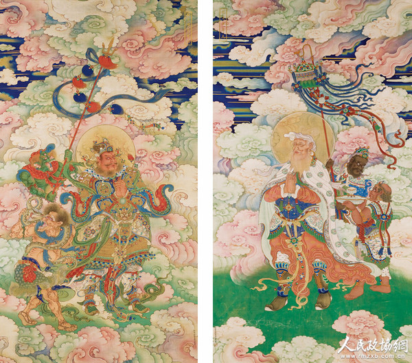 四、佛教水陆画2幅_副本