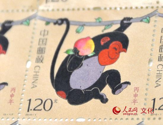 近距离能看见一根根清晰可见的猴毛。（人民网 王鹤瑾 摄）