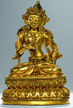 铜鎏金金刚萨埵 铜鎏金金刚萨埵