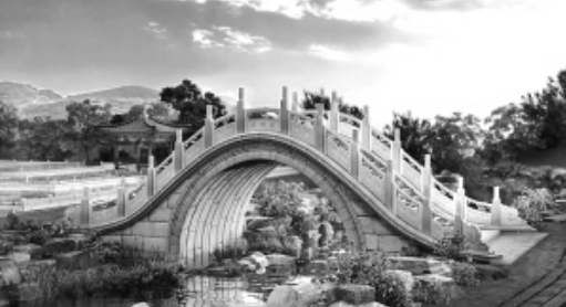 碧澜桥景观复原图 碧澜桥景观复原图