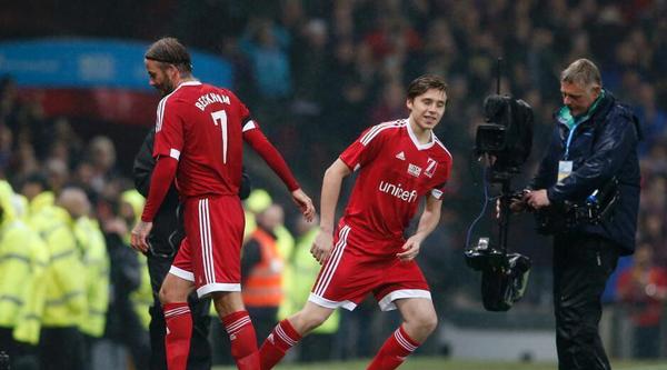 小贝慈善赛率子女出战 昔日球星重回赛场2