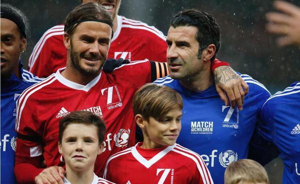 小贝慈善赛率子女出战 昔日球星重回赛场4