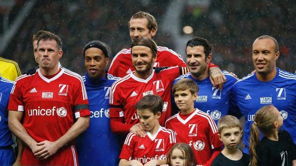 小贝慈善赛率子女出战 昔日球星重回赛场5