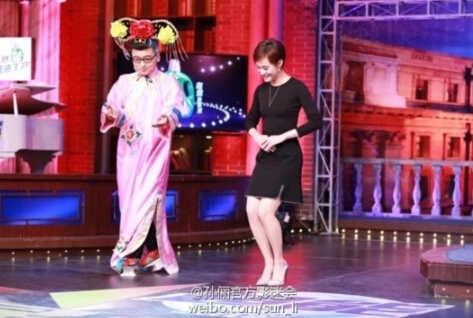 孙俪录制《金星秀》大胆模仿金星 是被逗比邓超附体了吗？