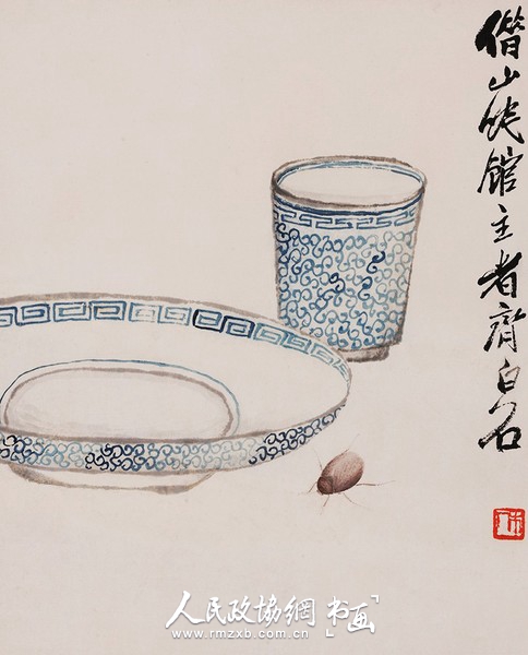 齐白石十八开花卉工笔草虫册之二_副本 齐白石十八开花卉工笔草虫册之二_副本