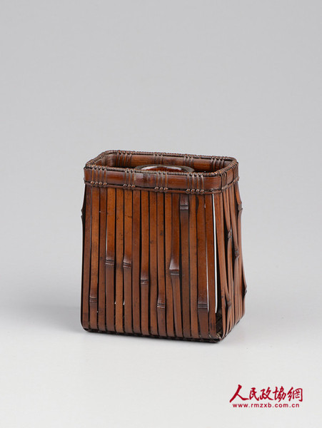 阪口宗云斎造唐物四方挂笼_副本 阪口宗云斎造唐物四方挂笼_副本