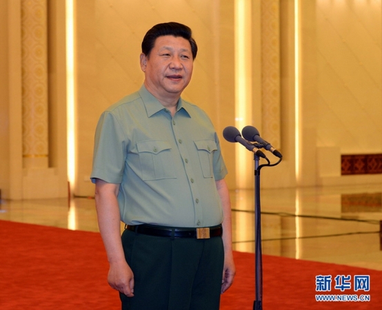 点击查看原图 习近平:全面实施军改战略 重新调整划设战区