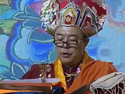 张铁林坐床成活佛 网友：三十万仁波切在行动