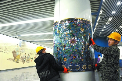 巨无霸“景泰蓝”进驻景泰站1 巨无霸“景泰蓝”进驻景泰站1