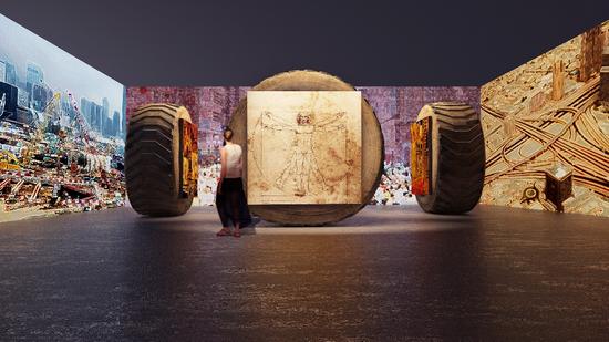 后工业时代 摄影装置 尺寸可变 2015 傅文俊（中国）